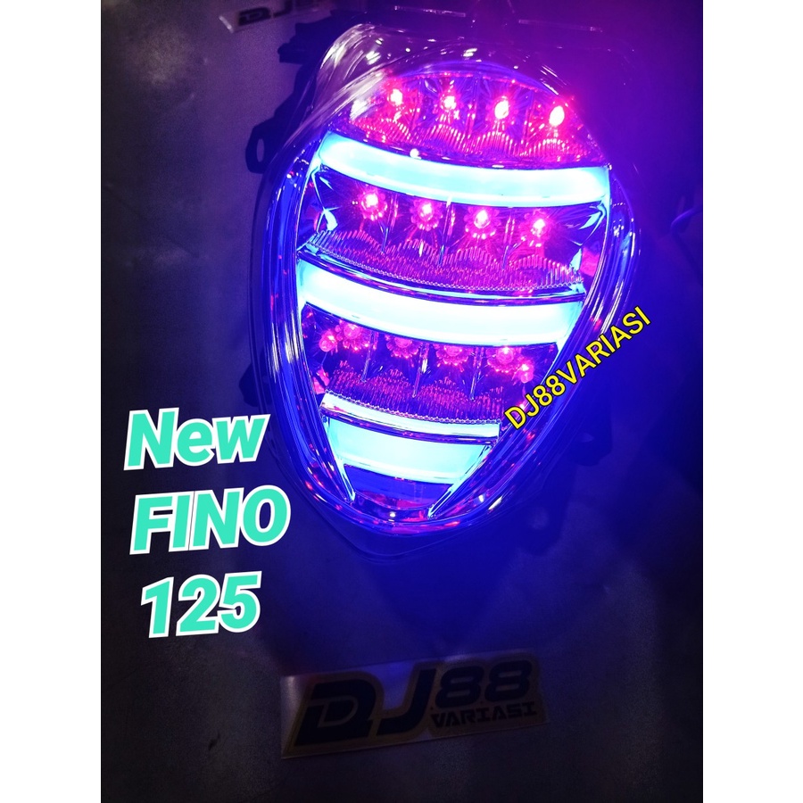 Stoplamp fino 125 new LED lampu belakang jpa fino