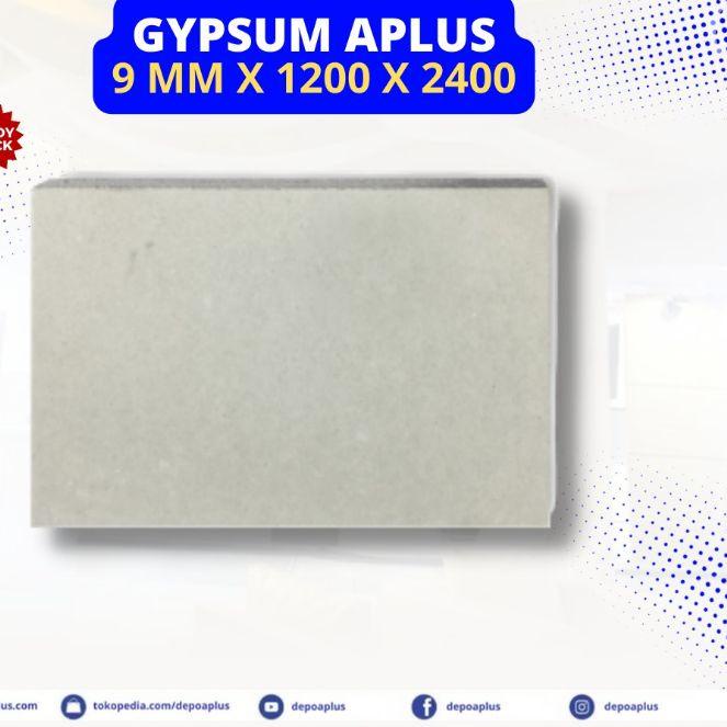 Papan Plafon Gypsum Gipsum Aplus 9mm x 1200 x 2400