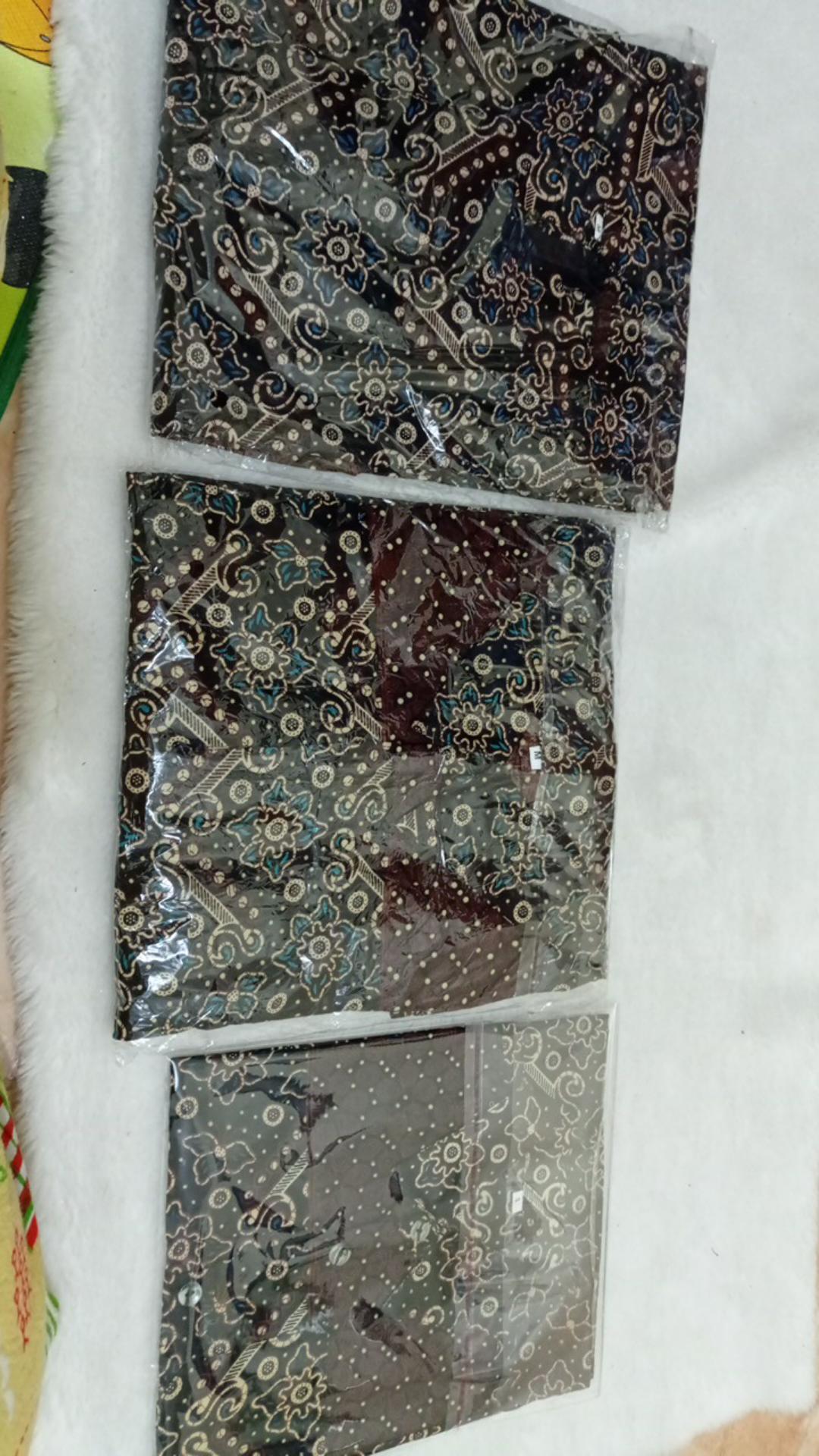 Batik Couple Keluarga - Sania Ruffle Batik Couple Ori Standar & Jumbo - Batik Pekalongan