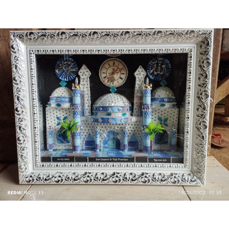 Mahar masjid 3d Jam aktif