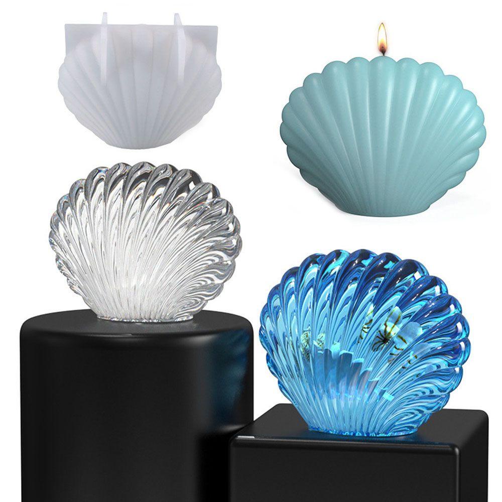 Solighter Candle Stand Cetakan Silikon DIY Kerajinan Tangan Dekorasi Rumah Ornamen Shell Vas Bunga