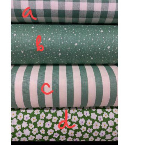 katun jepang seri hijau mint