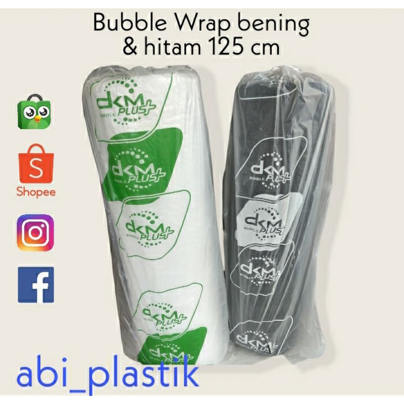 

Bubble Wrap Bening & Hitam 125cm