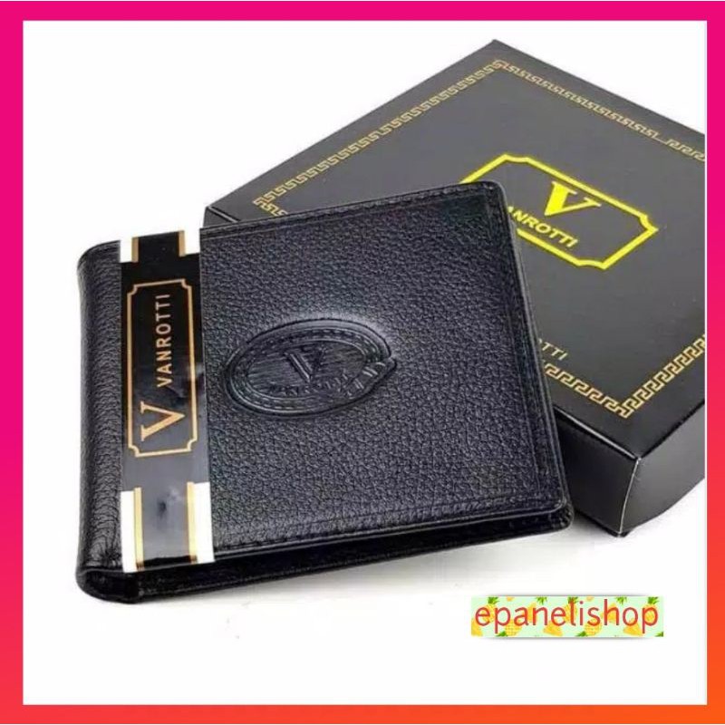 Dompet Pria Kulit Asli Vanrotti 3Dimensi - Dompet Lipat 3 Dimensi Murah