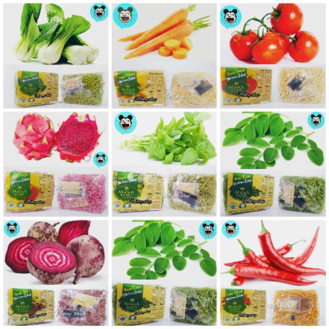 

Mie Goreng/Rebus Organik Halal Mui 100gr Sehat Mama Kamu