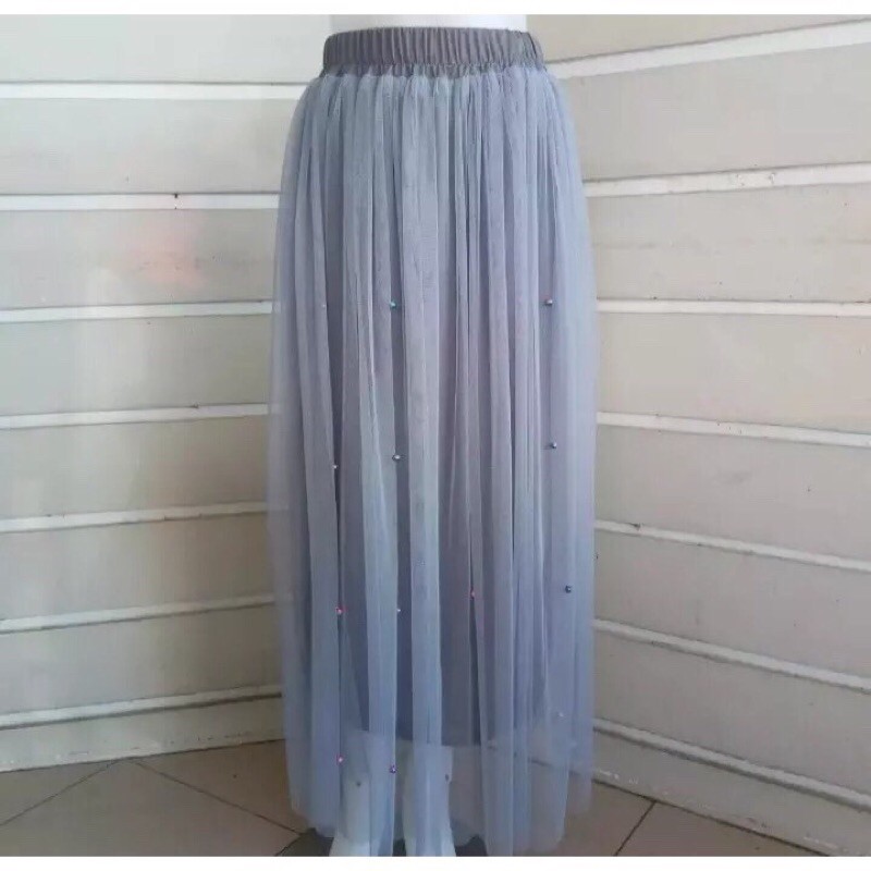 ( BISA COD ) ROK TUTU MUTIARA PREMIUM / TUTU PEARL MAXI SKIRT PREMIUM