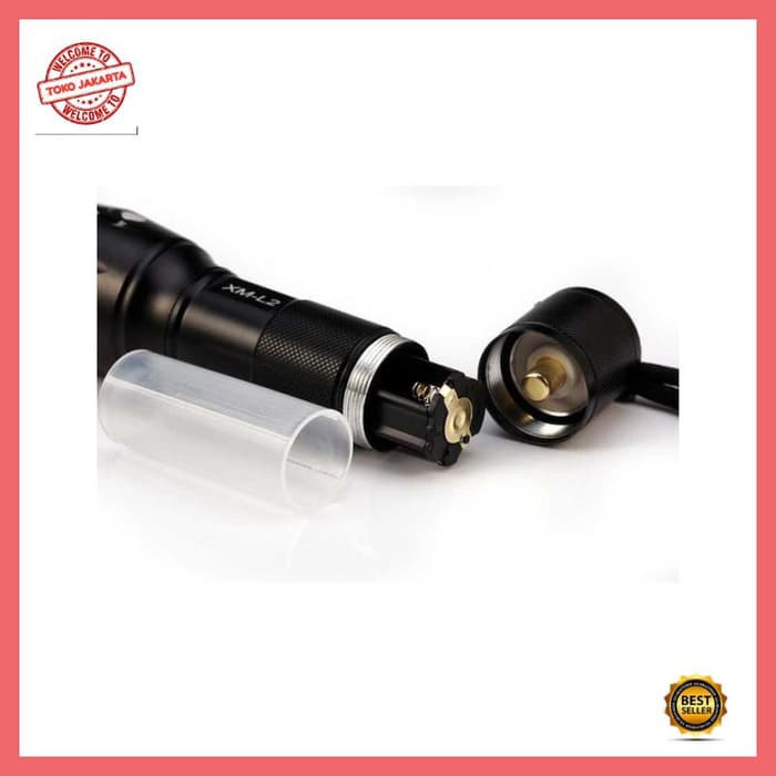 LAMPU Senter Mini Himalaya LED CREE 8000 LUMENS 5 MODE FLASHLIGHT