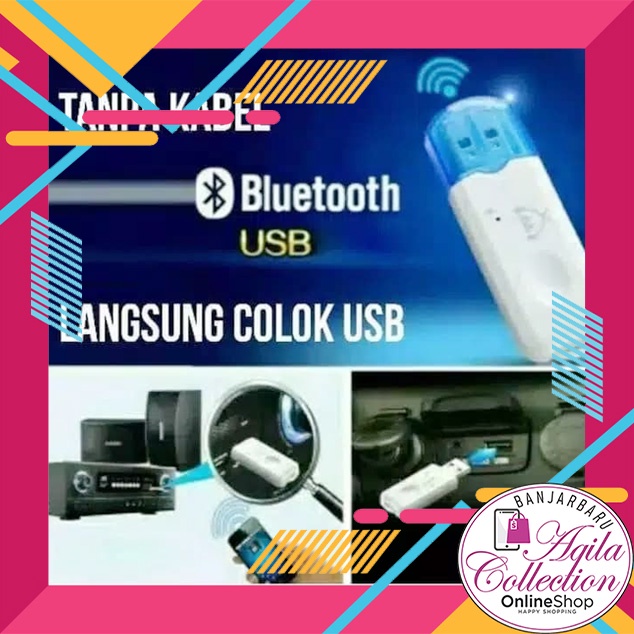 DONGLE USB BLUETOOTH RECEIVER AUDIO MUSIK TANPA KABEL