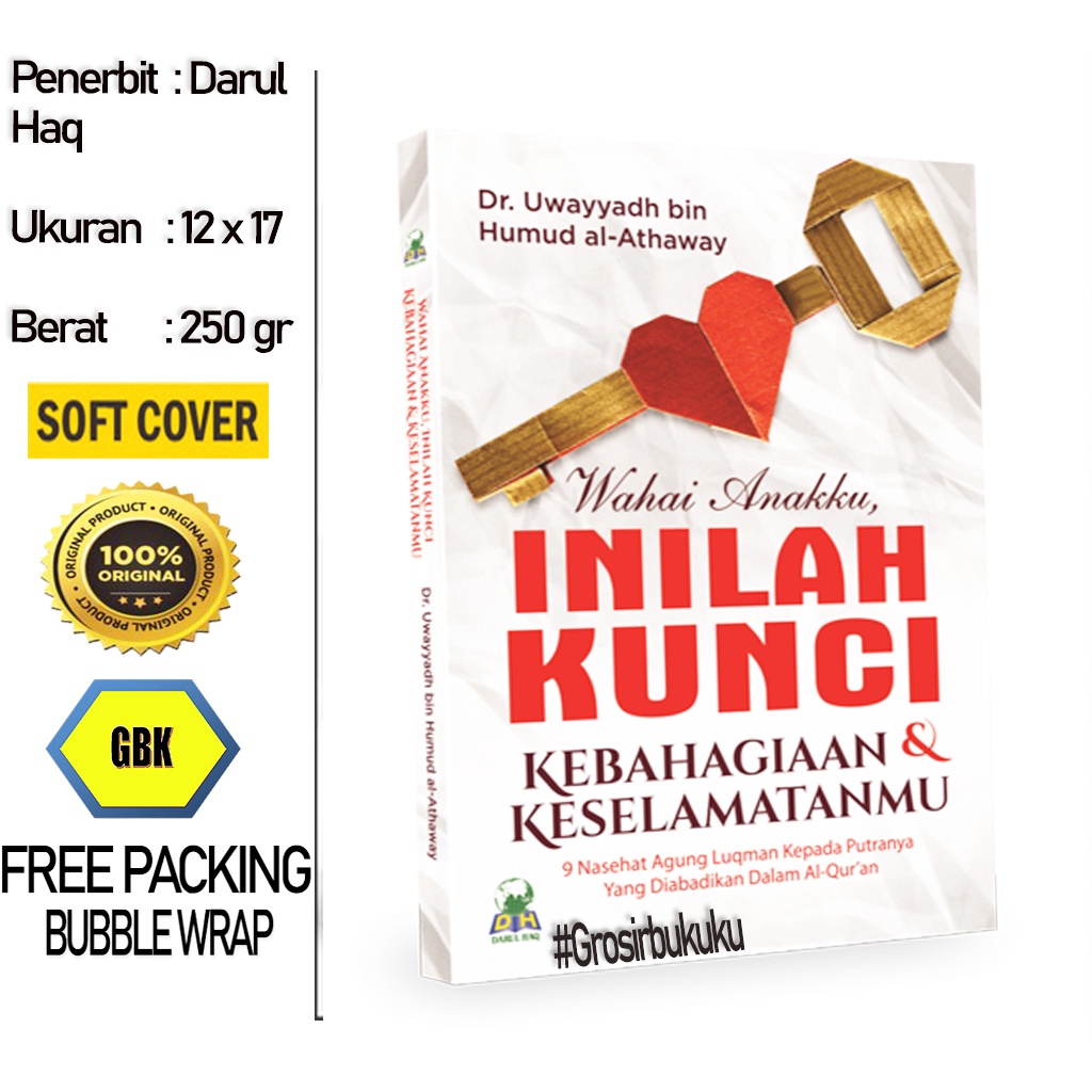 Buku Wahai Anakku Inilah Kunci Kebahagiaan Dan Keselamatanmu - Darul Haq