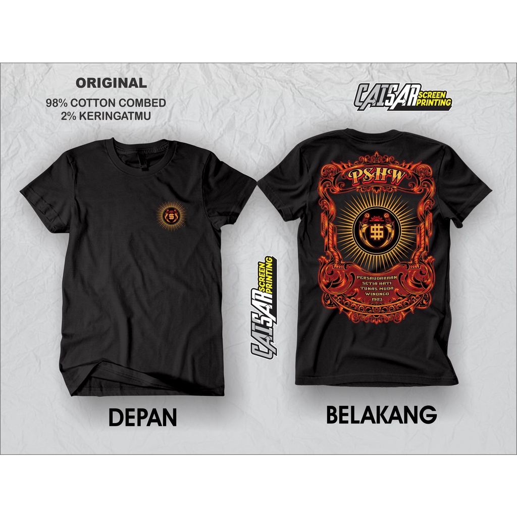 Kaos PSHW Persaudaraan Setia Hati Winongo Kaos Winongo Kaos SH Winongo Kaos STK Kaos Setia Hati kaos