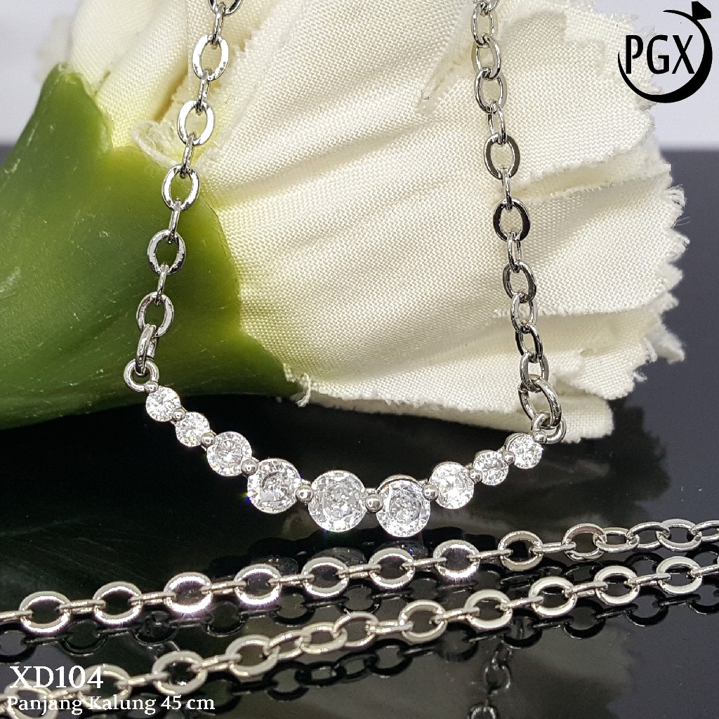 PGX Kalung Wanita Xuping Perhiasan Lapis Emas Aksesoris Fashion Premium - XD104