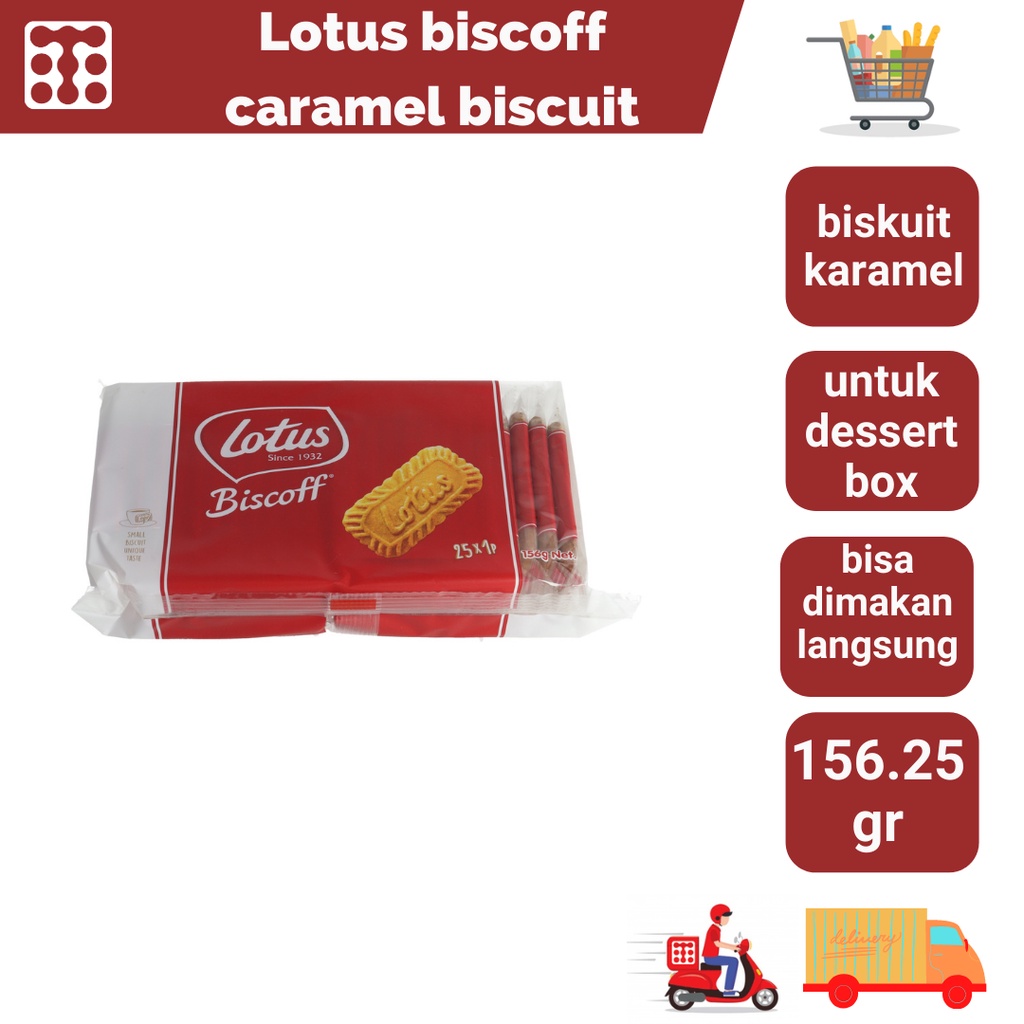 

Lotus Biscoff Caramelized Biscuit 156.25 Gr