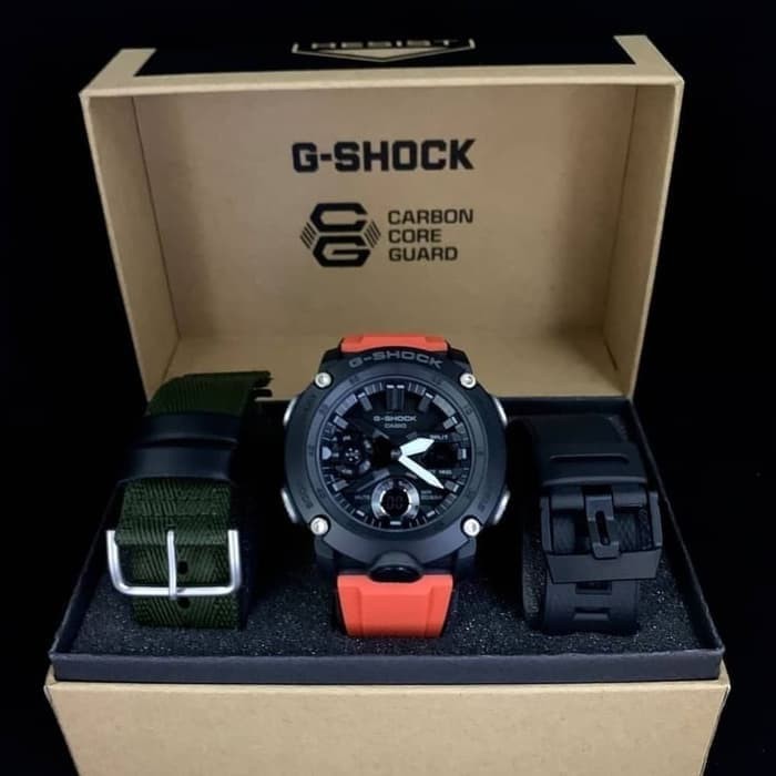 CASIO G-SHOCK GA-2000E-4 ORIGINAL BERGARANSI