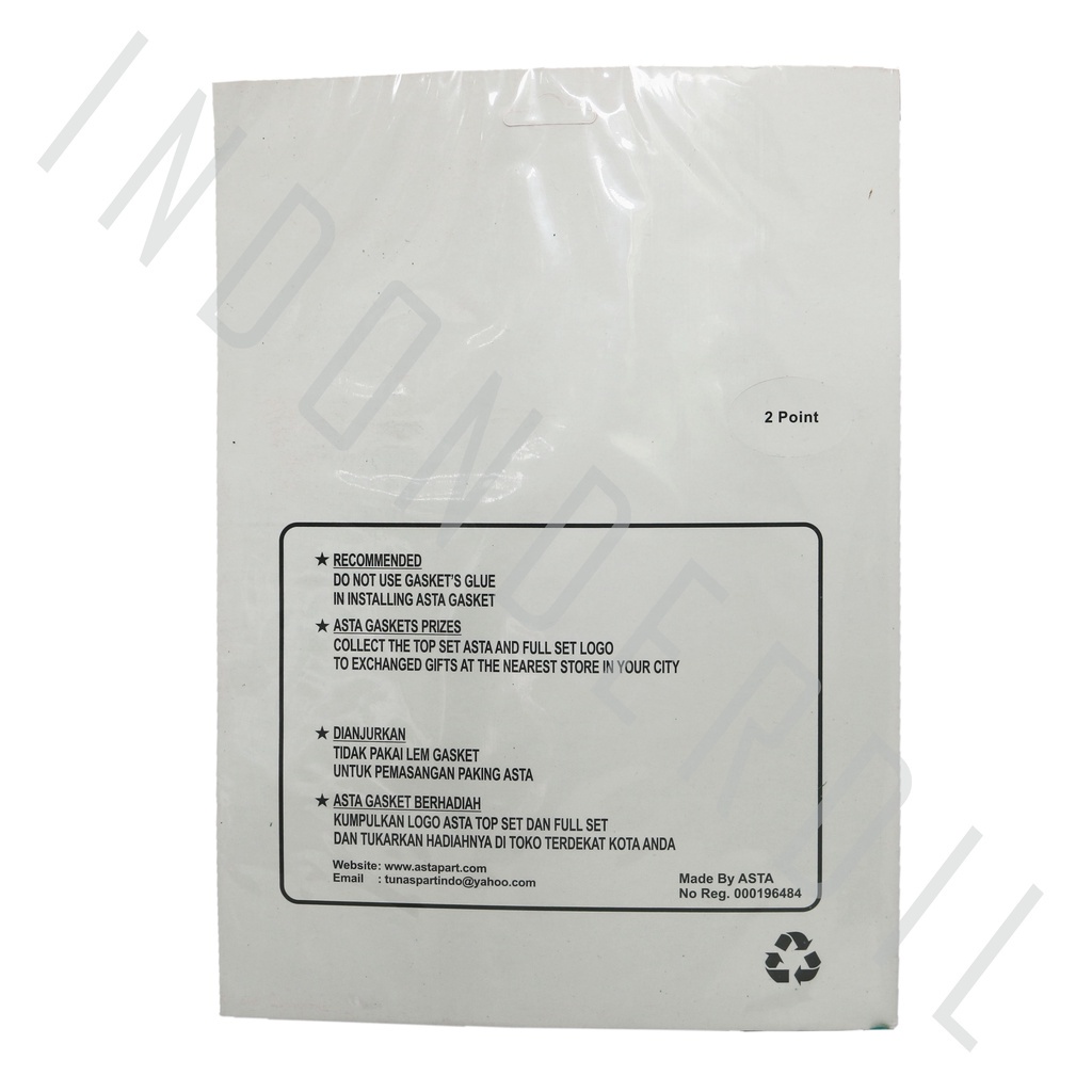Gasket Perpak-Fullset-Topset Paking-Packing Full-Top-Set RX King-K-RXK Lama-Old-RXS-RX S-Spesial Merk Asta