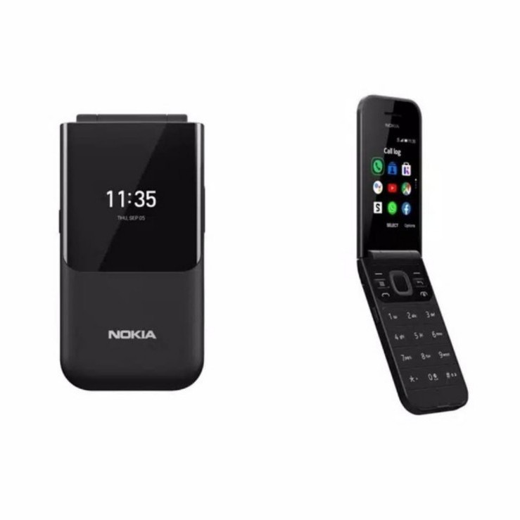 Handphone  Nokia 2720 2019 flip Dual SIM Hp Nokia 2720  Lipat Reborn 2019-4