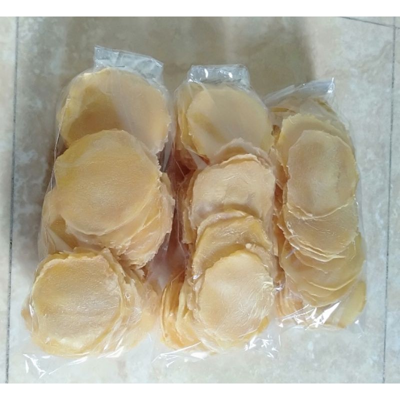 

kripik tette bundar (kripik singkong mentah)