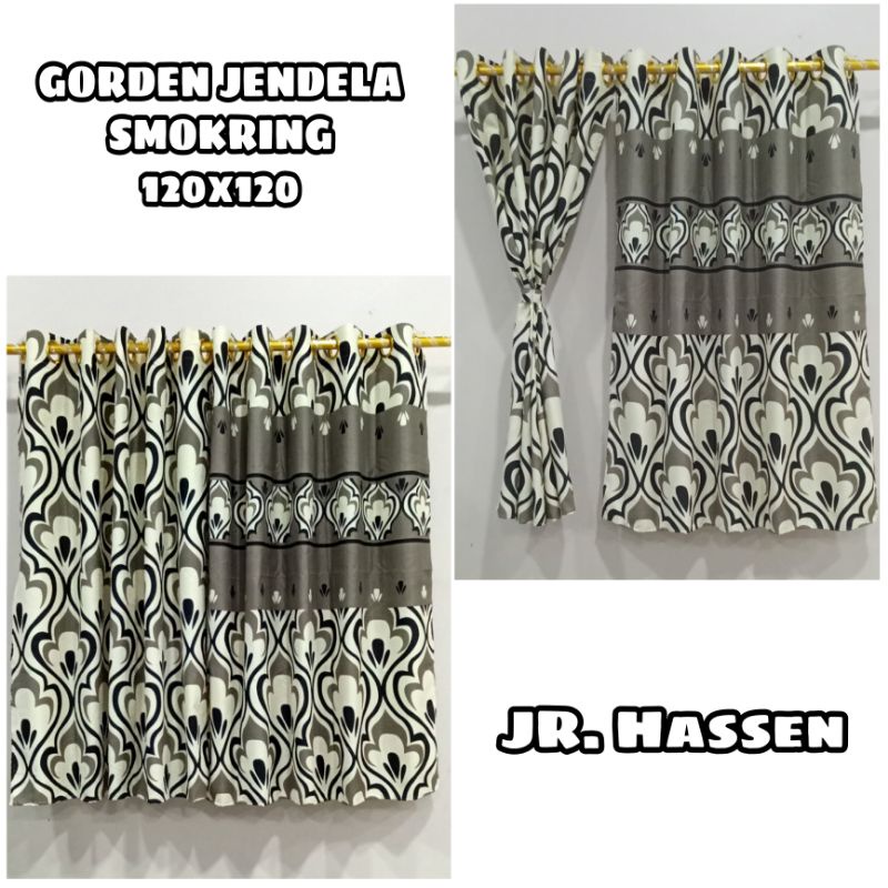 V.R.BATIK GORDEN HORDEN JENDELA RING PENDEK KAMAR