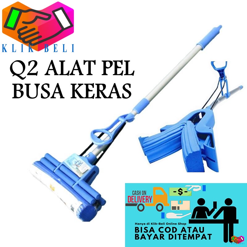 Alat Pel Lantai Busa Q2-103 Mop Q2 Sodok Pel