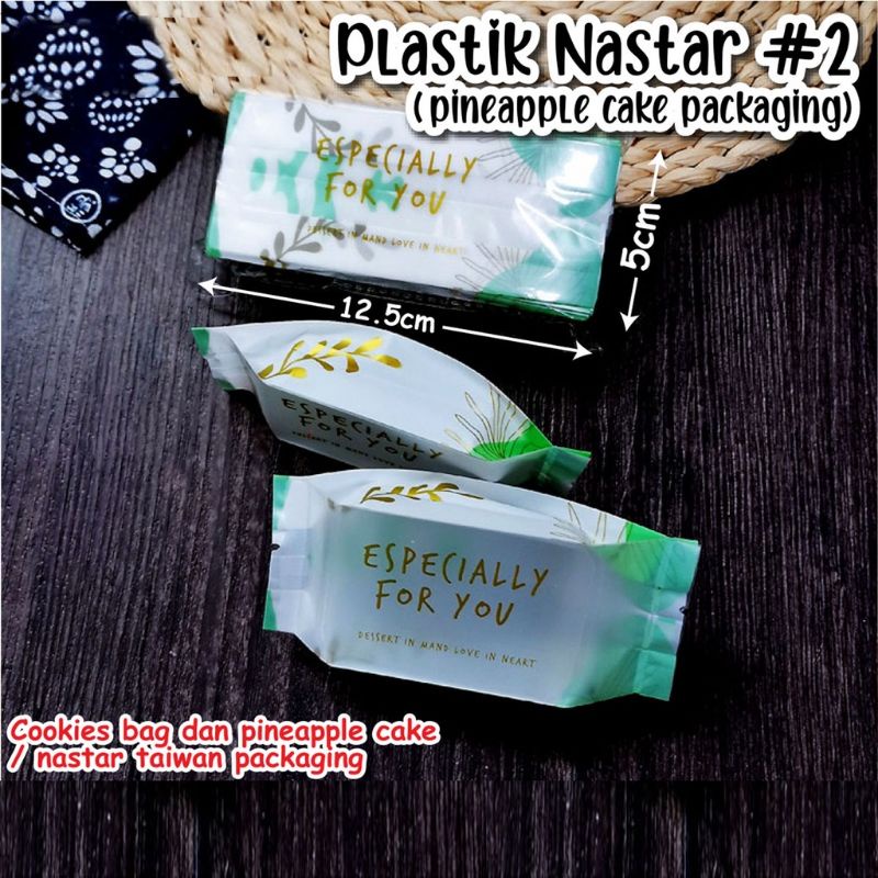 

Plastik Kemasan Cookies Kue Nastar Taiwan 5*12 Hijau Kue Kering Lebaran Idul Fitri Natal