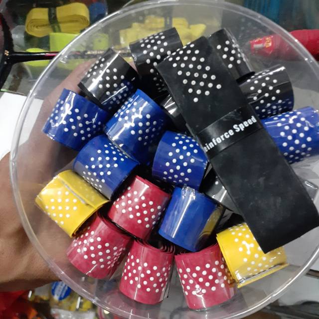 Grib raket grip raket badminton banyak merk dan pilihan warna