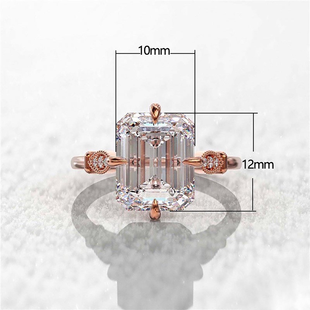 Hu Hu Hu Hu Hu Alat Bantu Pasang Kacamata♡ Cincin Jari Warna Rose Gold Hias Kristal Imitasi Gaya Klasik Untuk Wanita