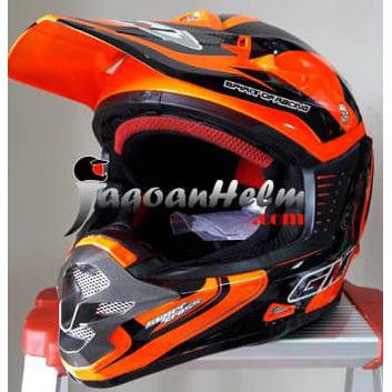 GM Helm Super Cross TRACKER FLUO SE SuperCross Super Moto Trail