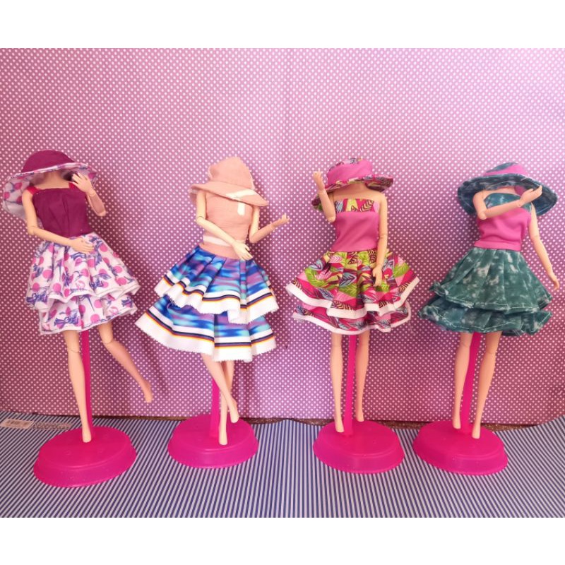 DRESS SET TOPI BARBIE/PIVOTAL STYLE 2