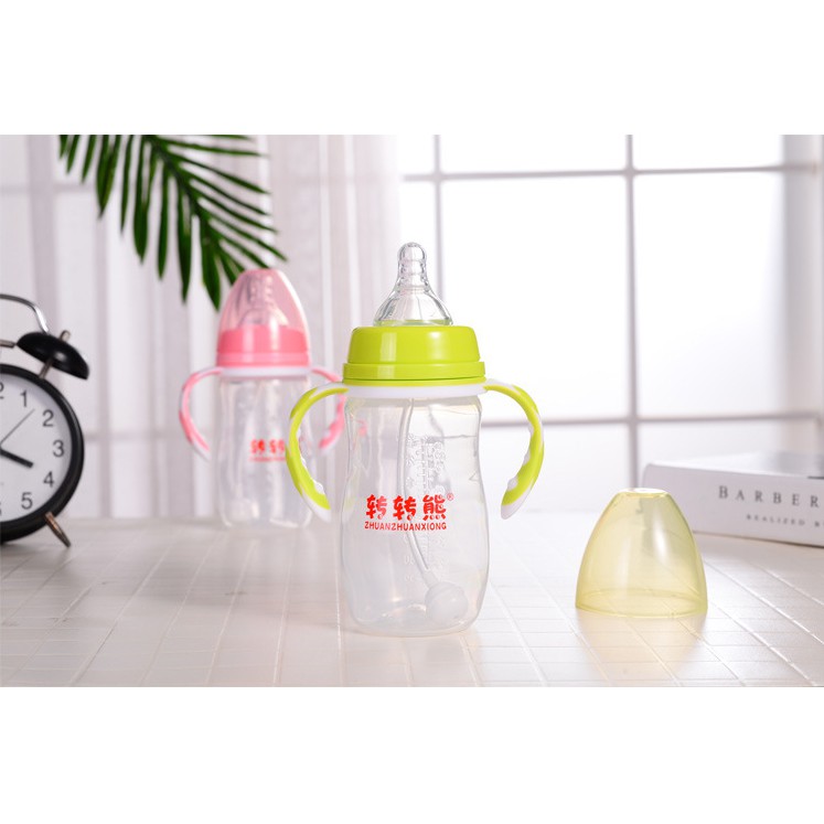 Botol Susu Bayi dan Dot Milk Bottle Nursing Nipple Pacifier Baby Beserta Gagang Pegangan