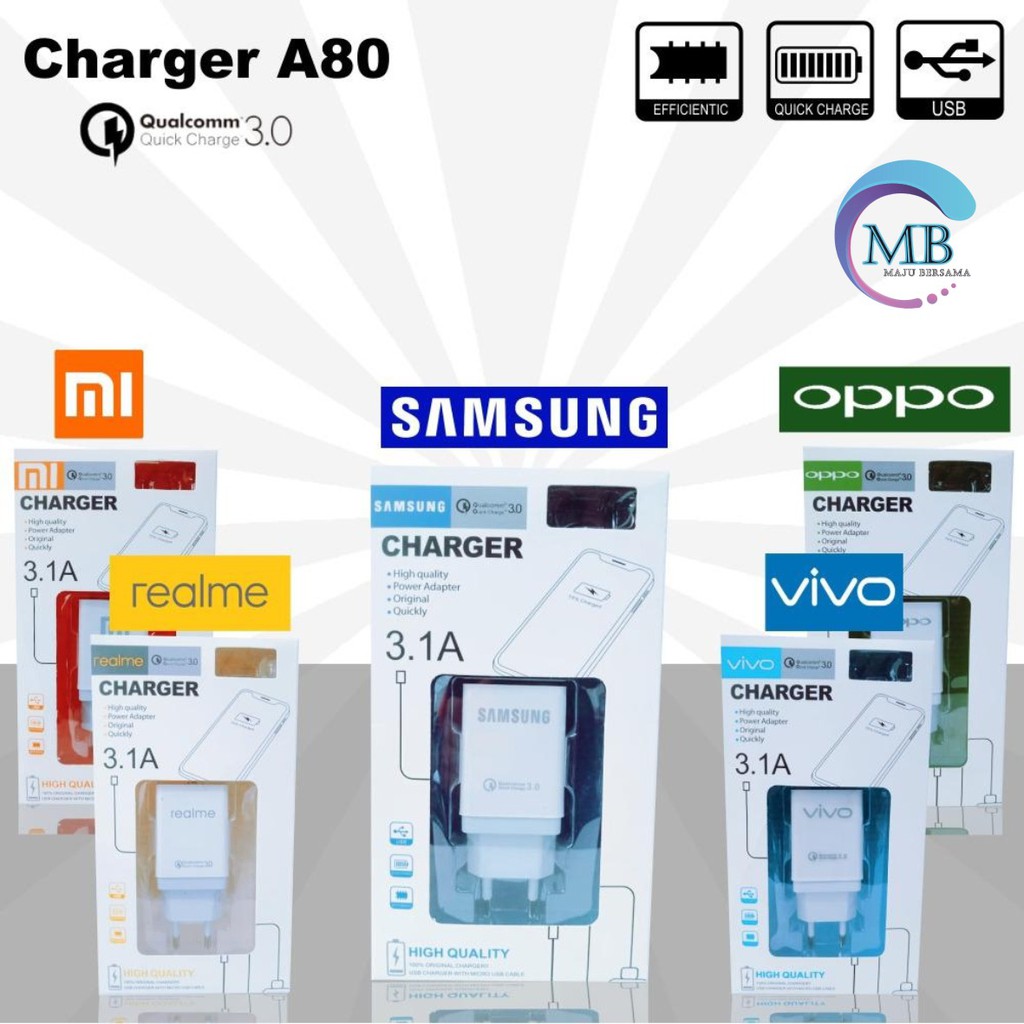 BM048 A80 Cashan Cashan REALME 3Amper QUALCOM micro fast Charging Anti meledak realme 2 3 5i pro c1 MB1337