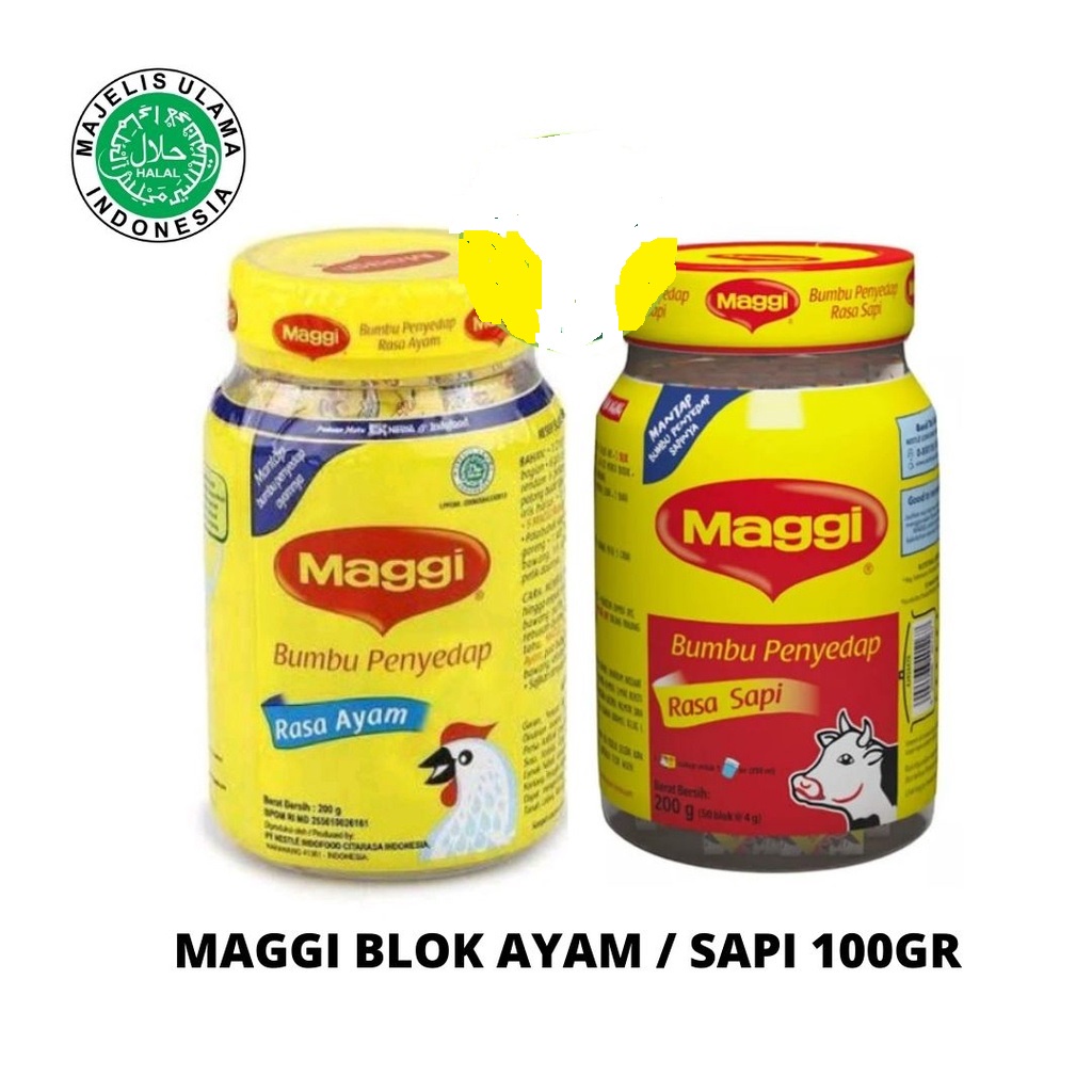 MAGGI BLOK BUMBU AYAM - MAGGI BLOK BUMBU SAPI - MAGGI - MAGGI BLOK