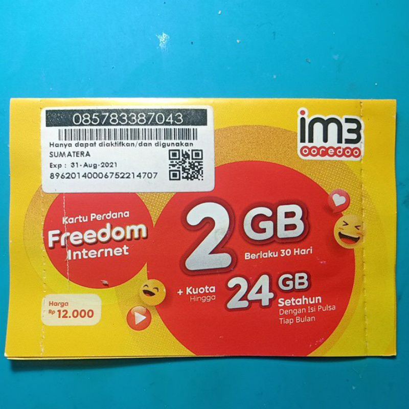 Kartu Perdana Indosat 2gb Lampung
