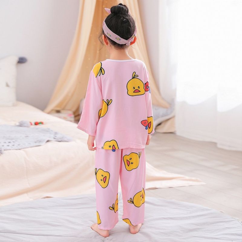 AN-28 Piyama  baju tidur anak katun organik premium Quality / Piyama Anak Motif Lucu