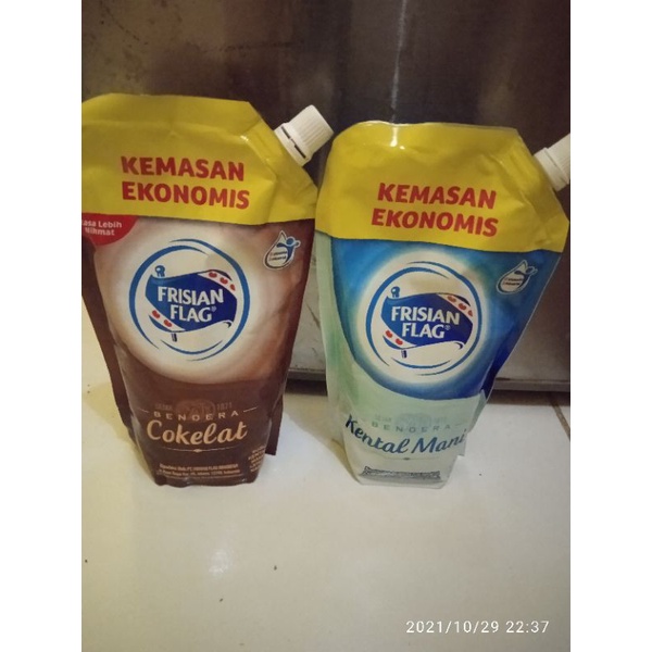 Susu Kental Manis / Coklat Frisian Flag Pouch 560ml