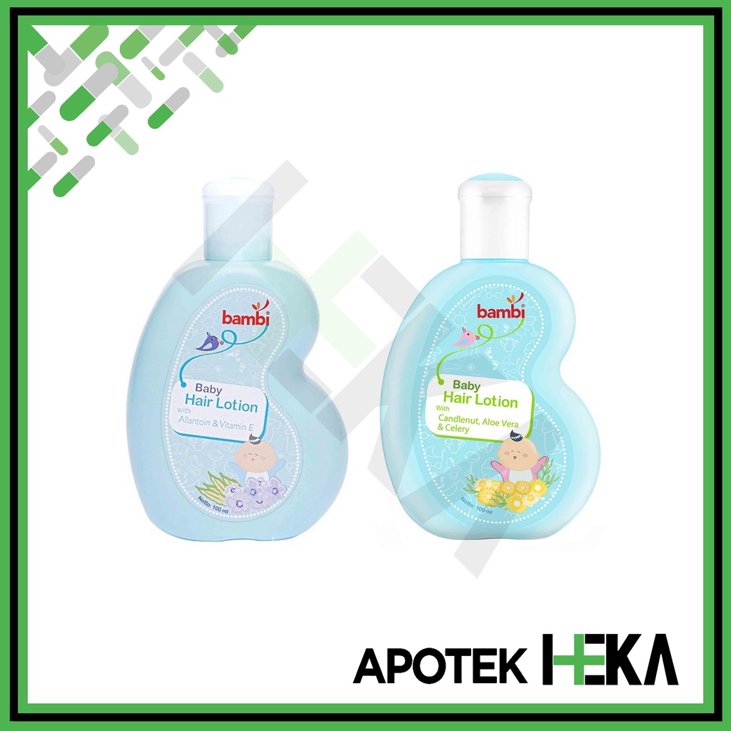 Bambi Baby Hair Lotion 100 ml - Minyak Rambut Bayi (SEMARANG)