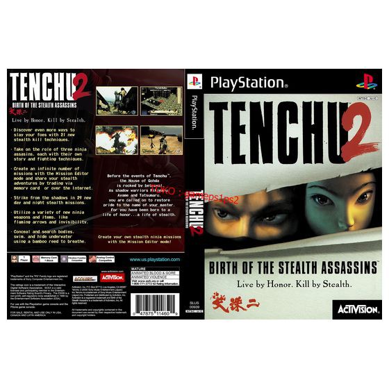 Tenchu 2 Kaset Ps1