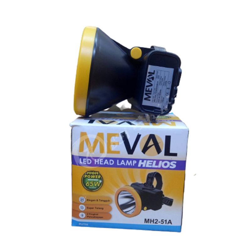 Senter Kepala / Head Lamp Meval MH2-51A Cahaya Putih