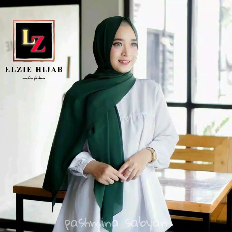 ELZIE HIJAB | HIJAB PASHMINA SABYAN | HIJAB DIAMOND 180 x 75 CM