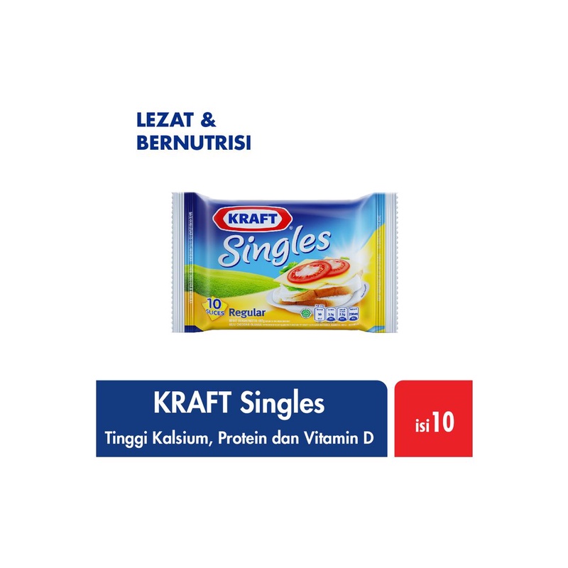 

Kraft Cheese Single High Calcium 10S Plain 167G - Alhanan/04