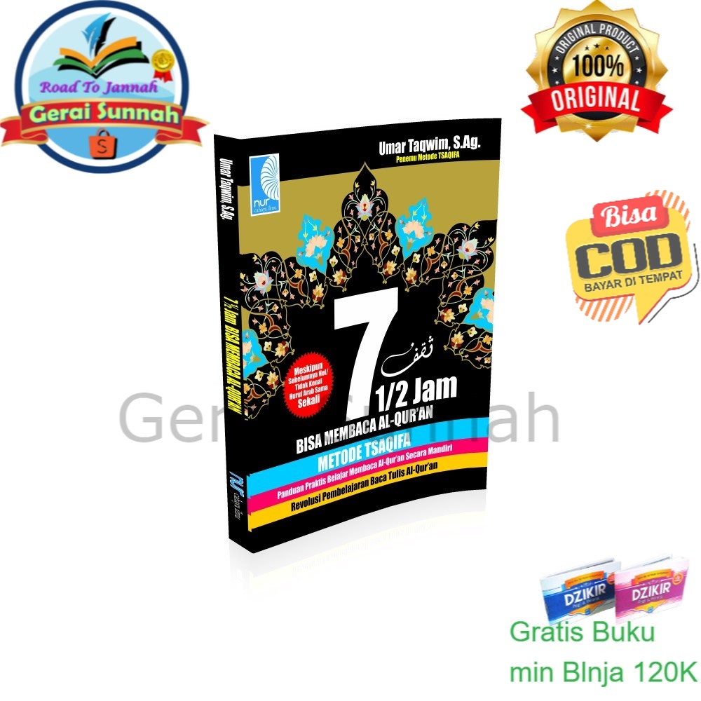 Buku 7 ½ Jam Bisa Membaca Al Quran - Metode Tsaqifa