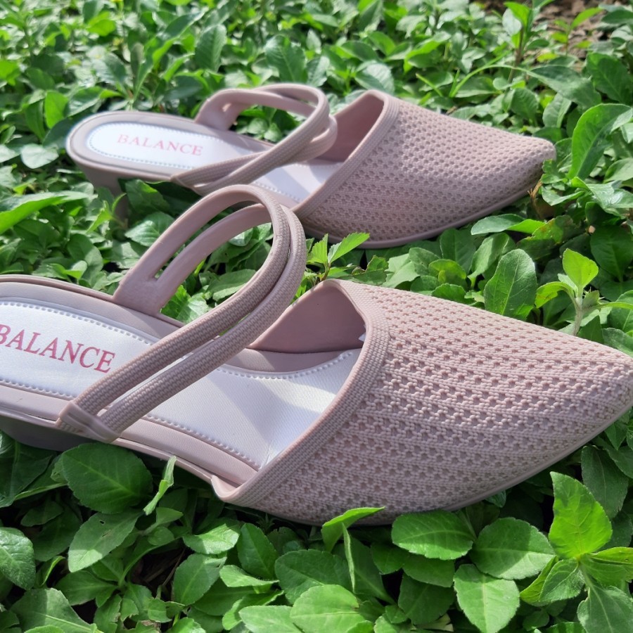 Sandal Wedges Wanita - Sepatu Wedges Jelly Karet Wanita Balance 701