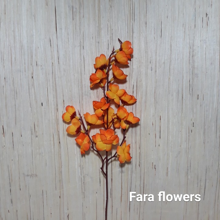 Bunga sakura cerry blossom bunga artifisial-Oren