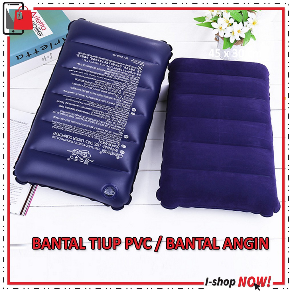 BANTAL TIUP PORTABLE / BANTAL ANGIN PVC TEBAL / TRAVELL PILLOW
