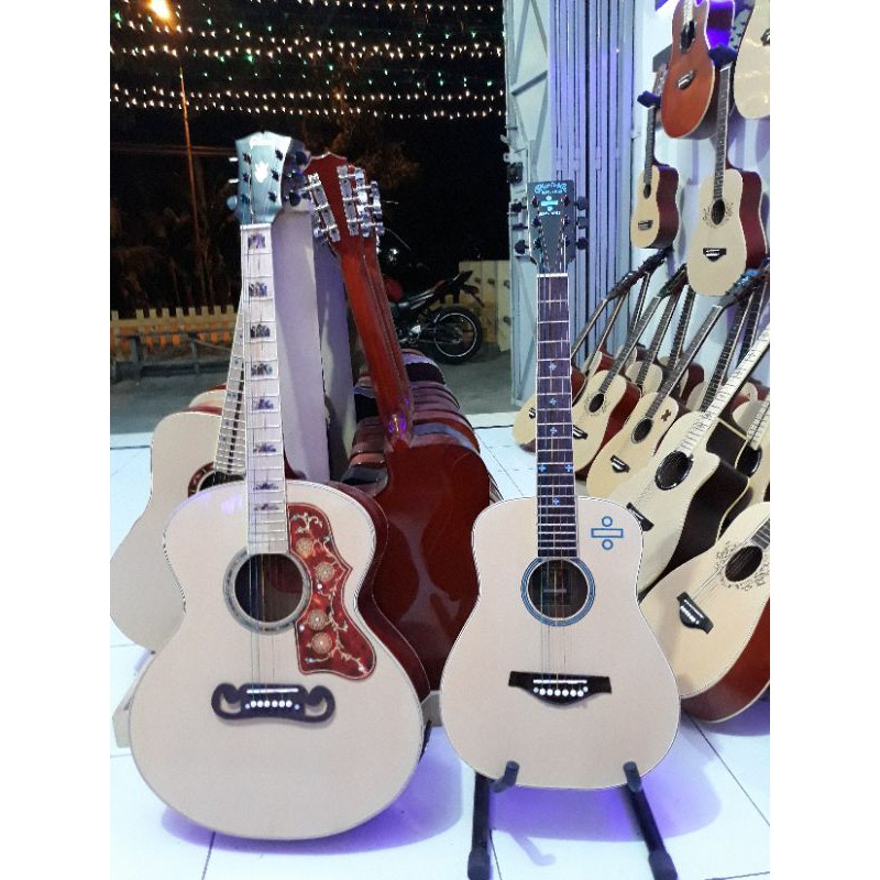 Gitar akustik 3/4 martin ed sheraan tanam besi-4