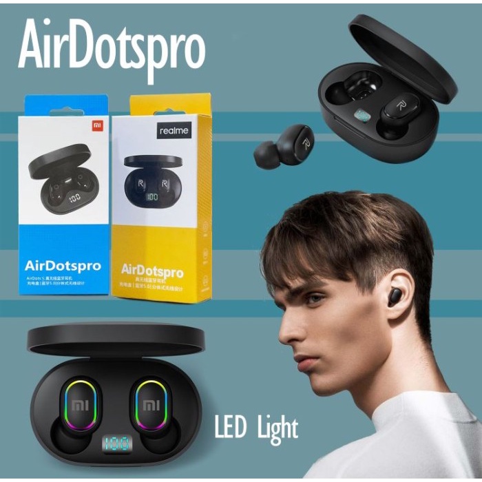 EARPODS AIRDOTS XIAOMI REDMI REALME AIRDOTS PRO TWS BLUETOOTH 5.0 - REALME
