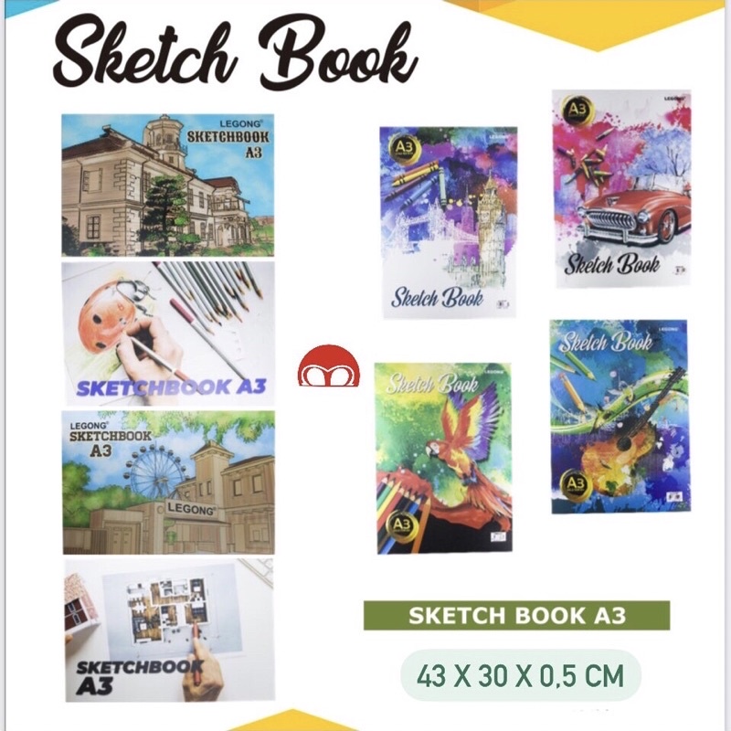 

Sketch Book A3 Lem Buku Sketsa Gambar