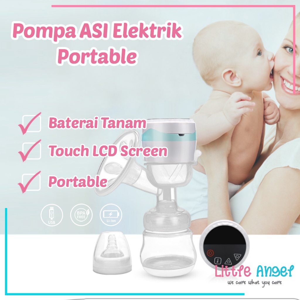 POMPA ASI ELEKTRIK Tanpa Kabel BREAST PUMP ELECTRIC Otomatis Rechargeable Portable Botol Susu Bayi