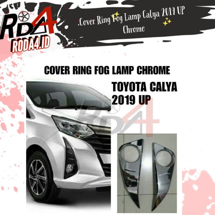 Cover Calya 2019 Lampu Kabut Mobil Ring Fog Lamp 2020 2021 Up Chrome