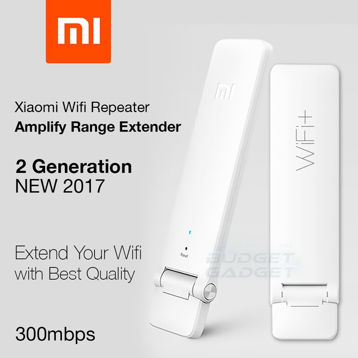 Xiaomi Mi WiFi Repeater Extender 2 USB Wireless 300 Mbps Stock Limited