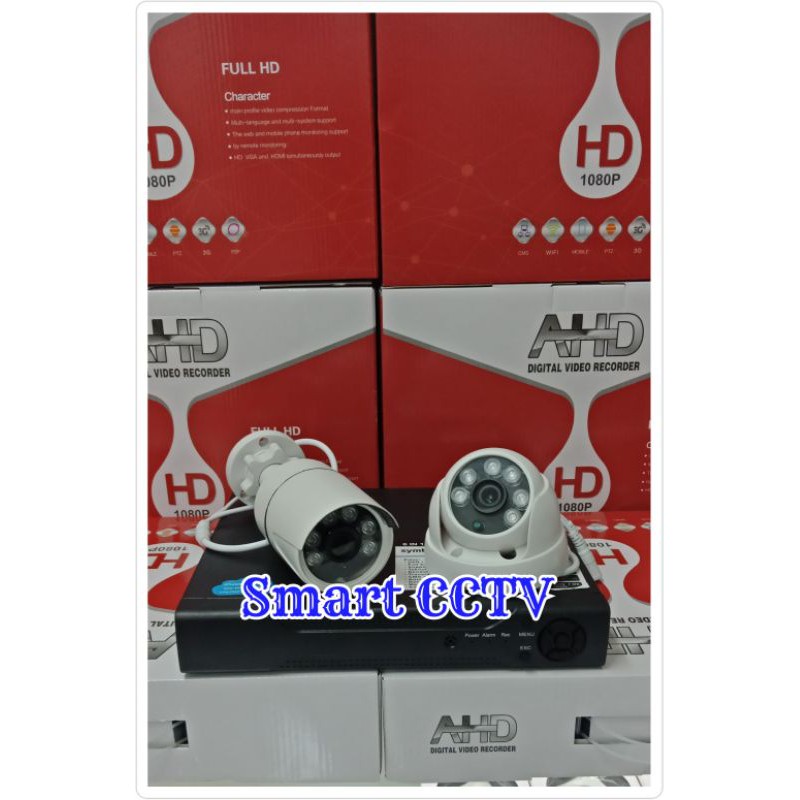 PAKET KAMERA CCTV 2CH 5MP FULL HD 1080P KOMPLIT TINGGAL PASANG