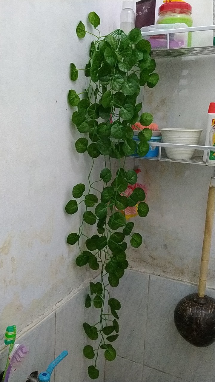 Mystyle Daun Rambat Juntai Bunga Plastik 90x9 Pcs Hias Artifisial Dekorasi Dinding Daun Rambat